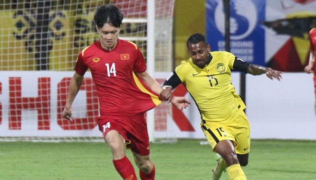 Các cầu thủ Malaysia tập luyện chuẩn bị cho trận đấu quan trọng gặp đội tuyển Việt Nam.