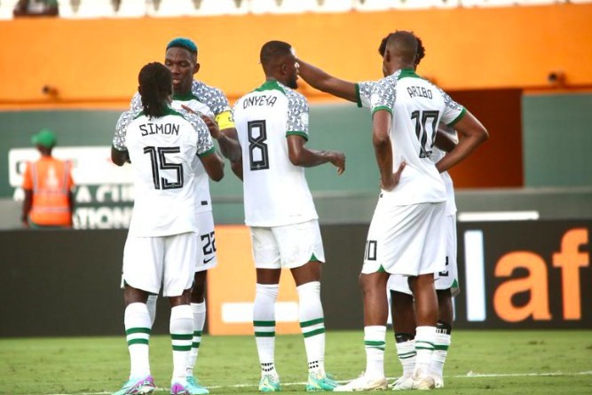 Đội tuyển Nigeria tập luyện chuẩn bị cho trận đấu vòng loại World Cup 2026