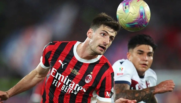 Hậu vệ Matteo Gabbia thất vọng sau trận chung kết Coppa Italia