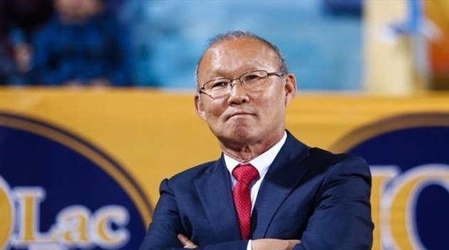 HLV Park Hang-seo trong buổi họp báo nhận nhiệm vụ mới tại Liên đoàn Bóng đá Hàn Quốc KFA, hướng tới mục tiêu World Cup 2026