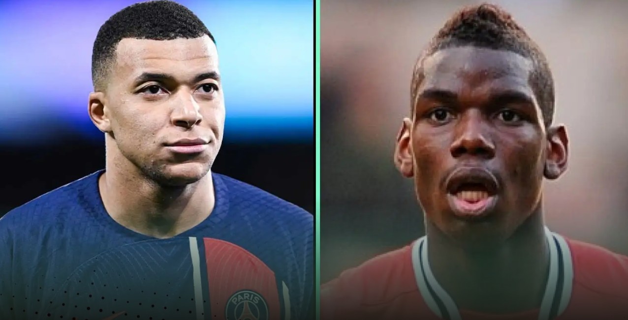Kylian Mbappe và Paul Pogba, hai ngôi sao người Pháp từng gây tranh cãi với các thương vụ chuyển nhượng tự do.