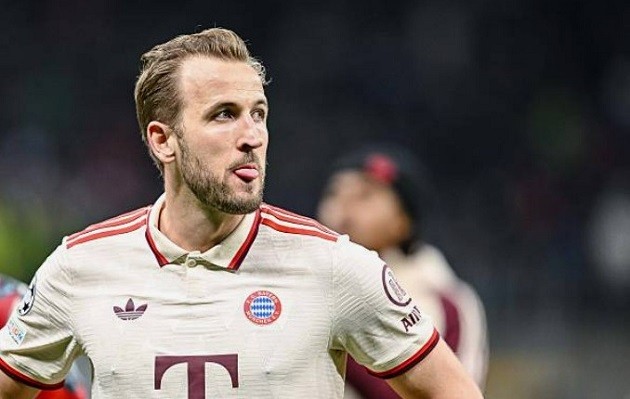 Tiền đạo Harry Kane trong màu áo Bayern Munich tại Bundesliga