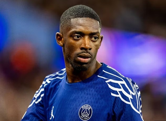 Tiền đạo Ousmane Dembele của PSG có thể được nghỉ ngơi ở trận gặp Montpellier
